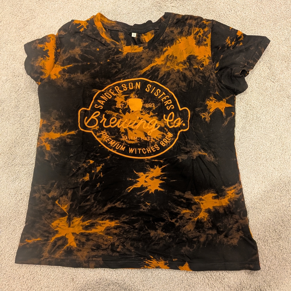 Sanderson Sisters Brew Co. Kids T-Shirt - Black and Orange